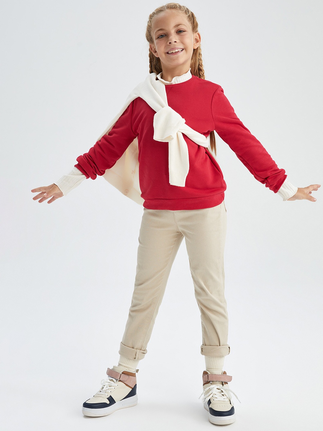 DeFacto Girls Brown Trousers