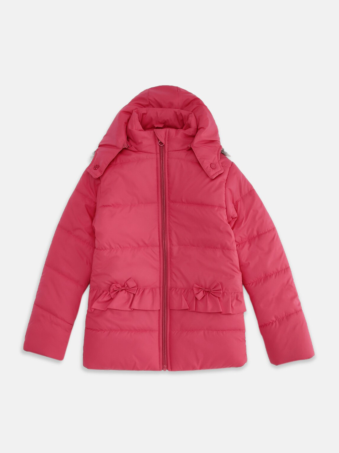 Pantaloons Junior Girls Pink Padded Jacket 
Pantaloons Junior Girls Pink Padded Jacket