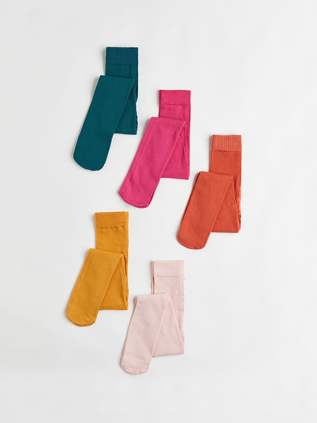 H&M Girls 5-pack tights, Orange