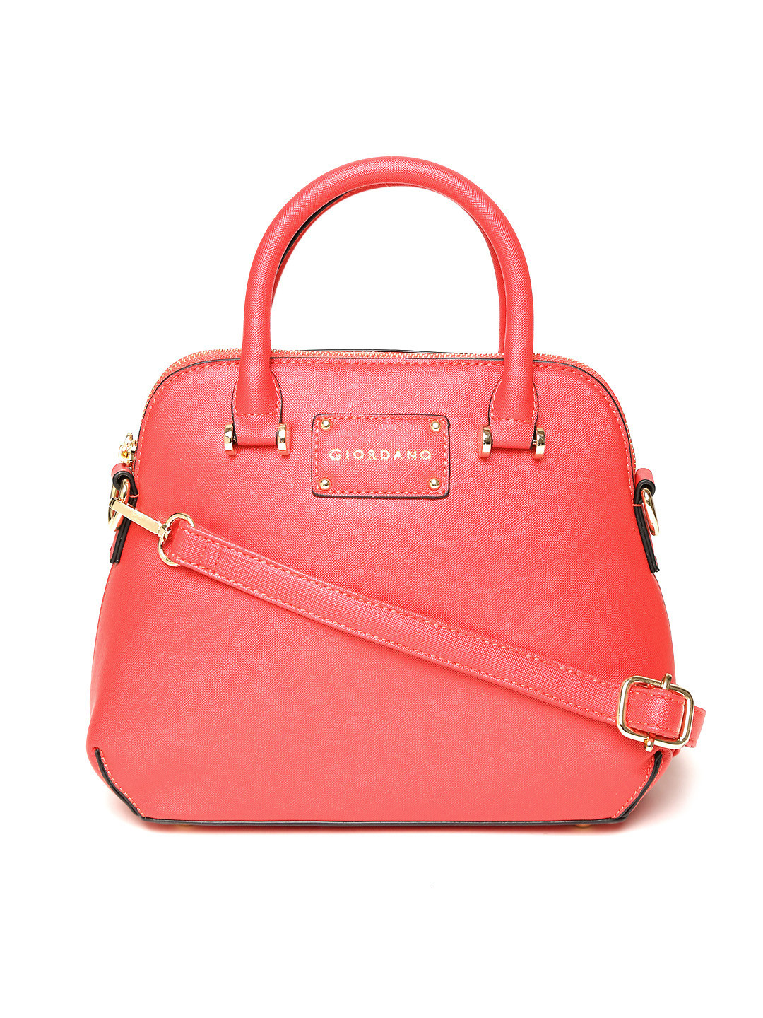 GIORDANO Red Solid Handbag 
GIORDANO Red Solid Handbag