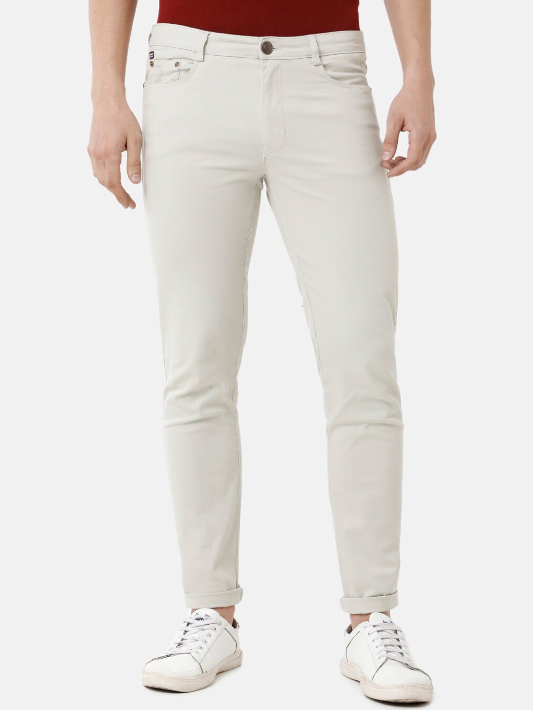 Double Two Men Cream-Coloured Relaxed Straight Leg Slim Fit Low-Rise Cotton Trousers
Double Two Men Cream-Coloured Relaxed Straight Leg Slim Fit Low-Rise Cotton Trousers