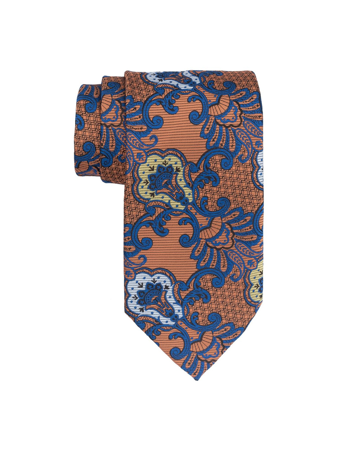 The Tie Hub Men Orange & Blue Printed Skinny Tie
The Tie Hub Men Orange & Blue Printed Skinny Tie