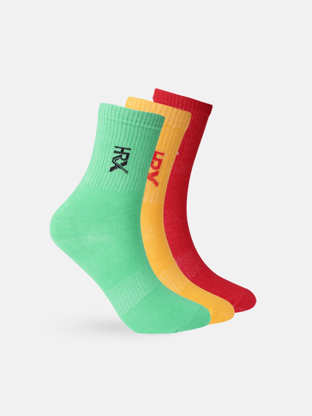HRX by Hrithik Roshan Women Set of 3 Patterned Above Ankle Length Running Socks, Yellow
HRX by Hrithik Roshan Women Set of 3 Patterned Above Ankle Length Running Socks, Yellow