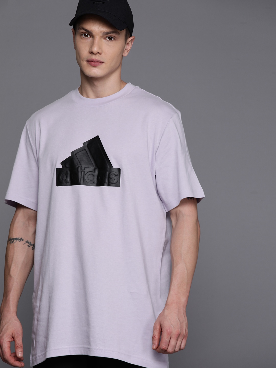 ADIDAS Brand Logo Future Icons Badge Printed Pure Cotton Oversized Sports T-shirt, Lavender
ADIDAS Brand Logo Future Icons Badge Printed Pure Cotton Oversized Sports T-shirt, Lavender