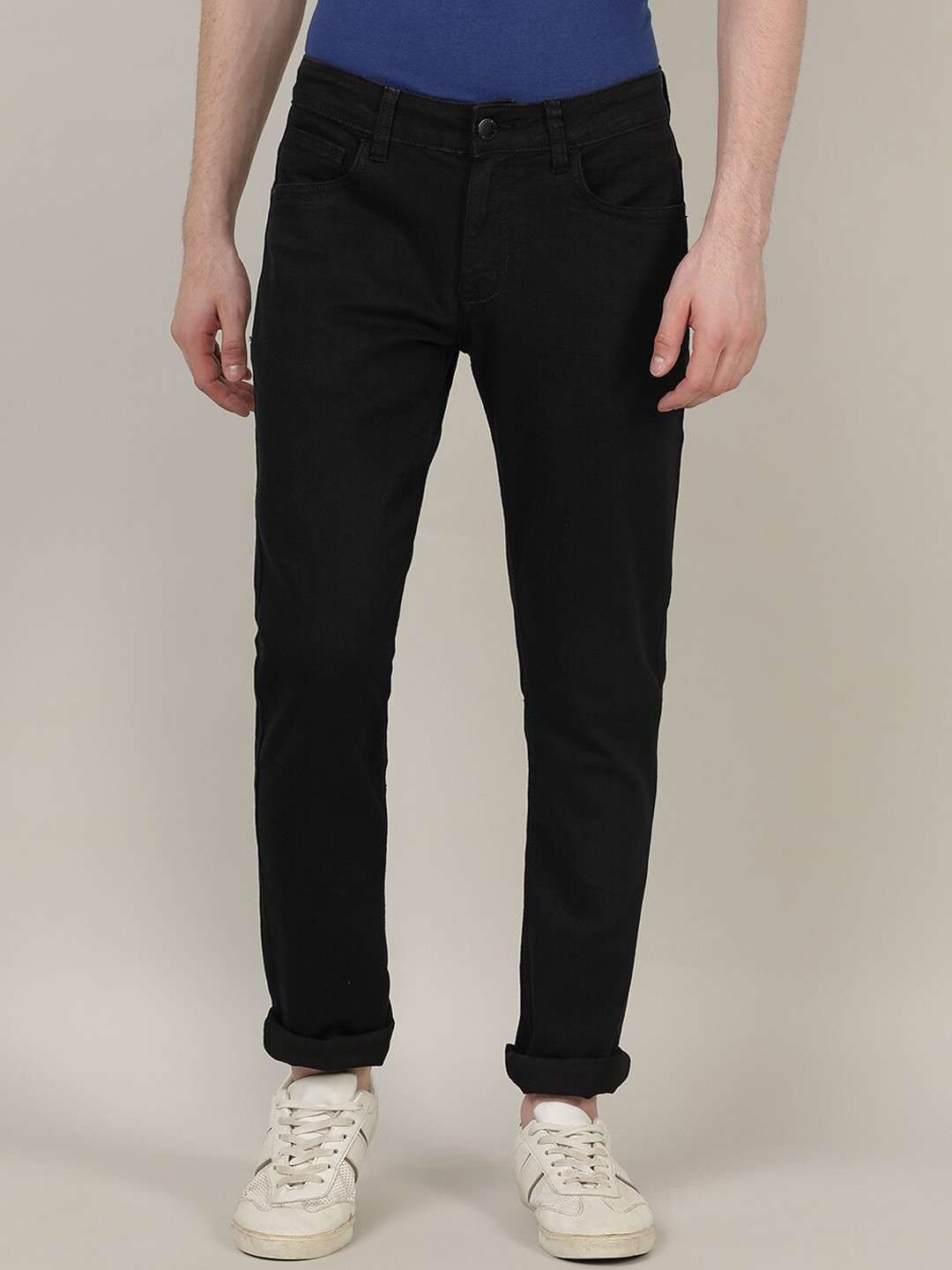 Crocodile Men Black Solid Smart Slim Fit Clean Look Stretchable Jeans
Crocodile Men Black Solid Smart Slim Fit Clean Look Stretchable Jeans