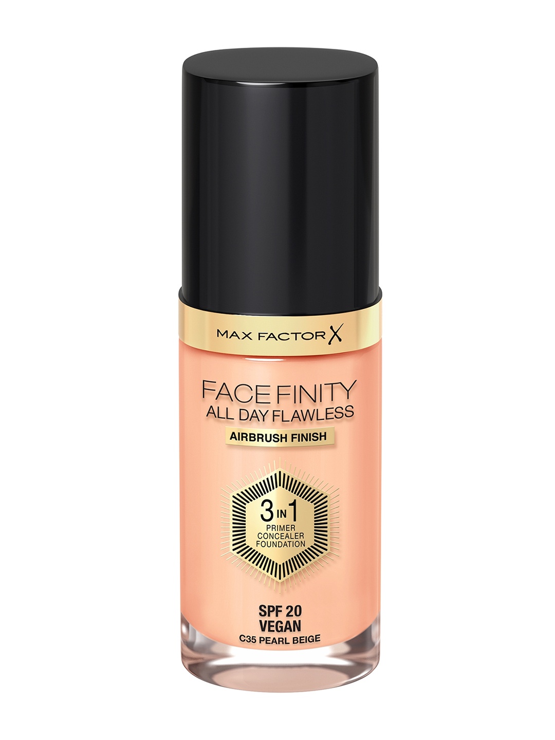 Max Factor Face Finity All Day Flawless 3 In 1 Foundation 30ml - Pearl Beige, Peach
Max Factor Face Finity All Day Flawless 3 In 1 Foundation 30ml - Pearl Beige, Peach