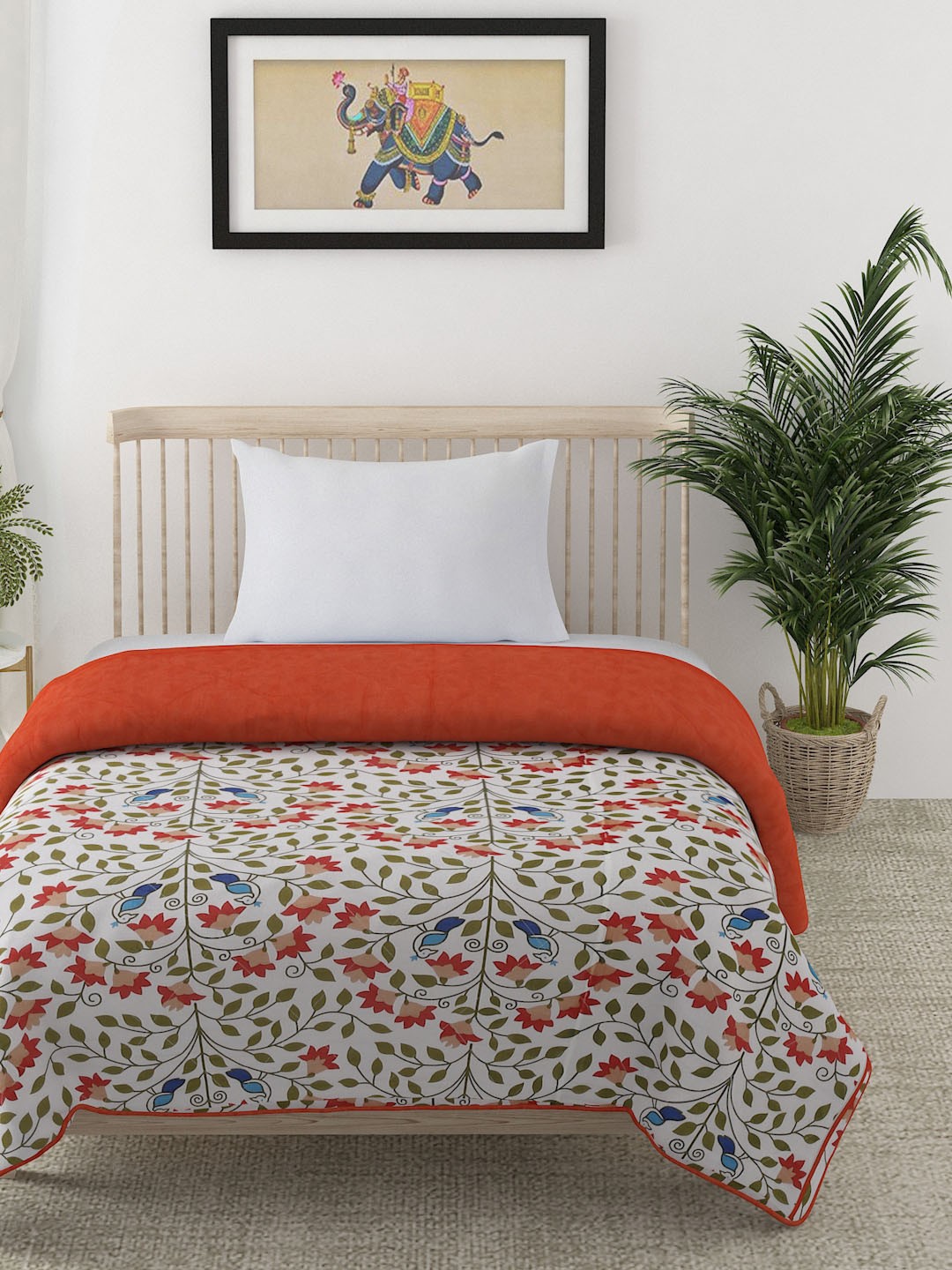 EK BY EKTA KAPOOR Jungle White & Red Printed AC Room 120 GSM Pure Cotton Single Bed Dohar
EK BY EKTA KAPOOR Jungle White & Red Printed AC Room 120 GSM Pure Cotton Single Bed Dohar