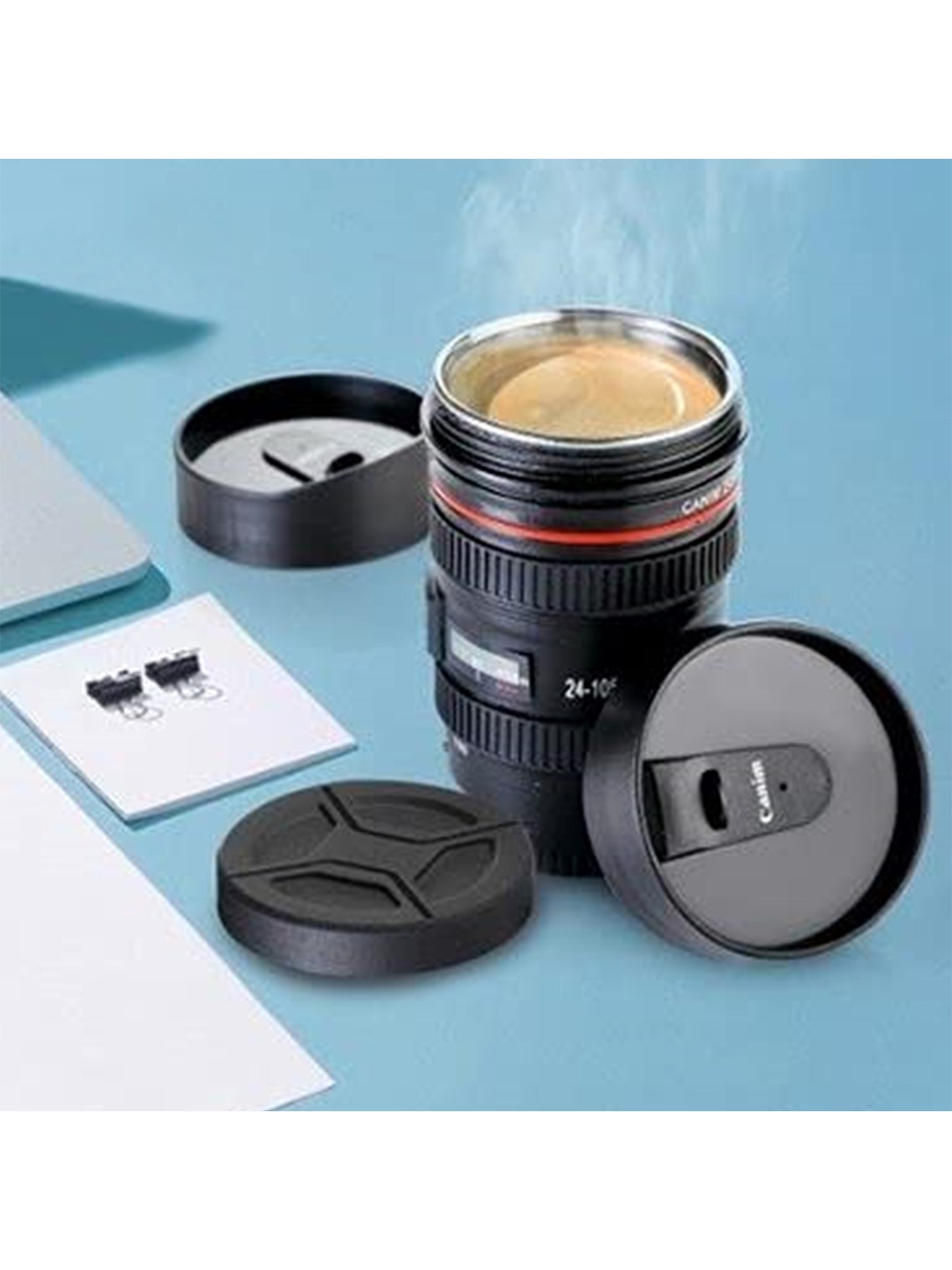 TRM Black & Silver-Toned Silver-Toned Silver-Toned Solid Stainless Steel Glossy Mugs Set of Cups and Mugs
TRM Black & Silver-Toned Silver-Toned Silver-Toned Solid Stainless Steel Glossy Mugs Set of Cups and Mugs