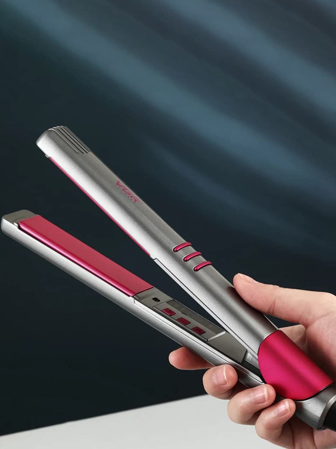 VGR Women V-580 Professional Hair Straightener With Uniform Heat Technology Max Heat 210, Grey
VGR Women V-580 Professional Hair Straightener With Uniform Heat Technology Max Heat 210, Grey
