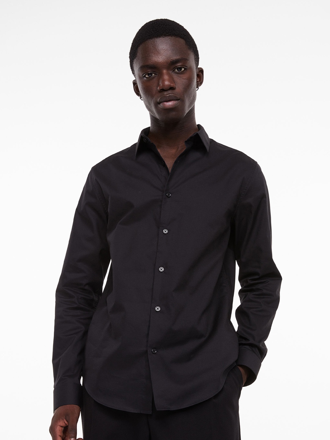 H&M Men Black Essentials No 6: THE SHIRT