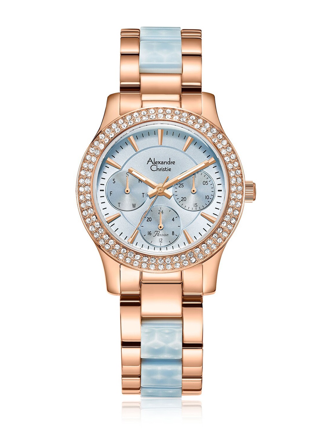 Alexandre Christie Women Blue Dial & Rose Gold Steel Straps Analogue Watch 2932BFBRGLB
Alexandre Christie Women Blue Dial & Rose Gold Steel Straps Analogue Watch 2932BFBRGLB