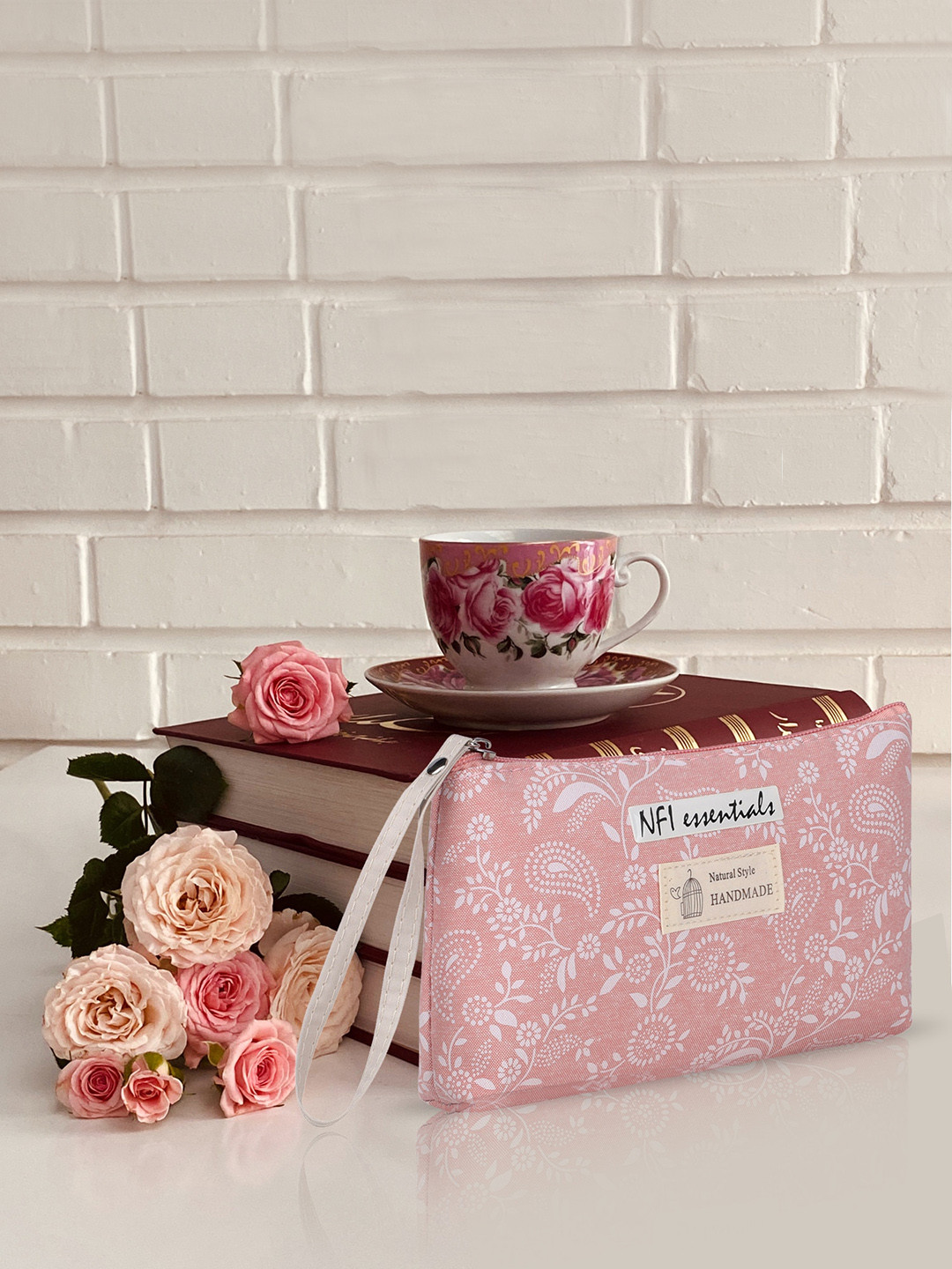 NFI essentials Women Set Of 2 Printed Travel Pouch, Blue 
NFI essentials Women Set Of 2 Printed Travel Pouch, Blue