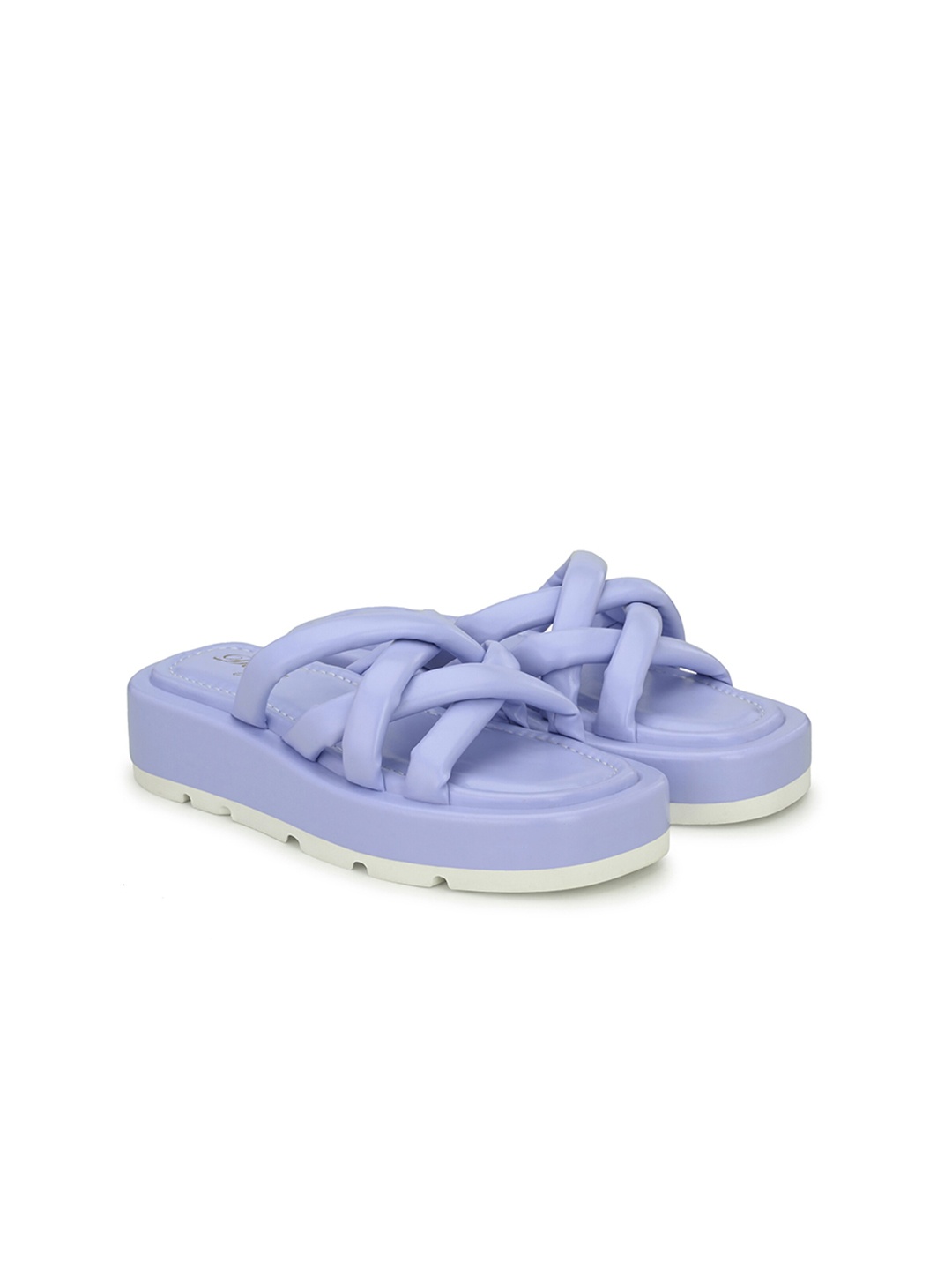 Delize Women Purple Comfort Sandals