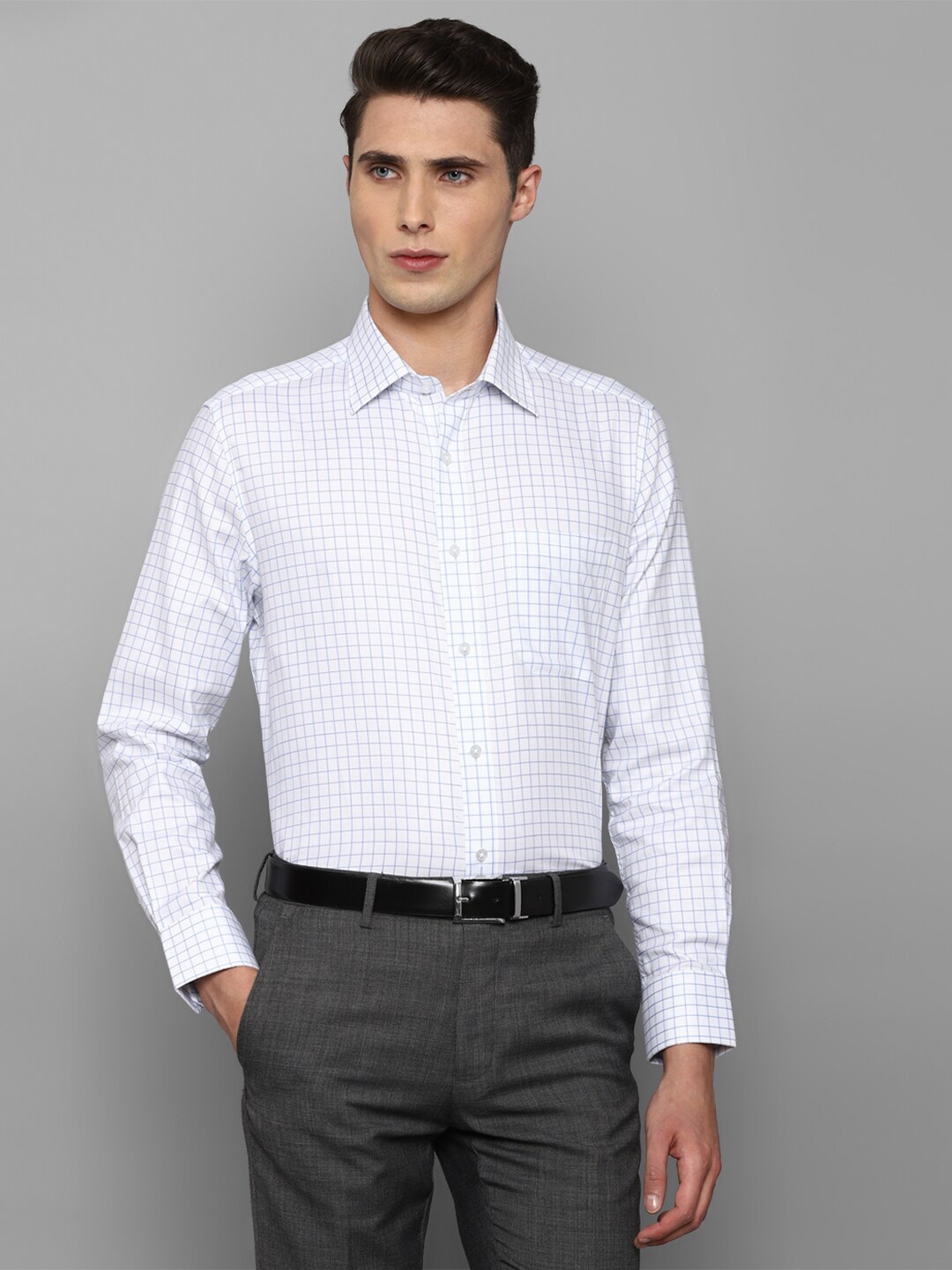 Louis Philippe Men White Cotton Slim Fit Grid Tattersall Checks Checked Formal Shirt
Louis Philippe Men White Cotton Slim Fit Grid Tattersall Checks Checked Formal Shirt