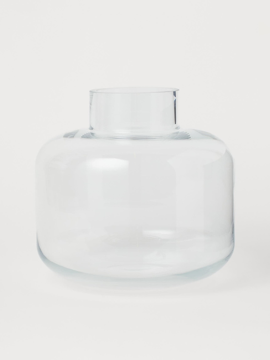 H&M Transparent Large Glass Vase