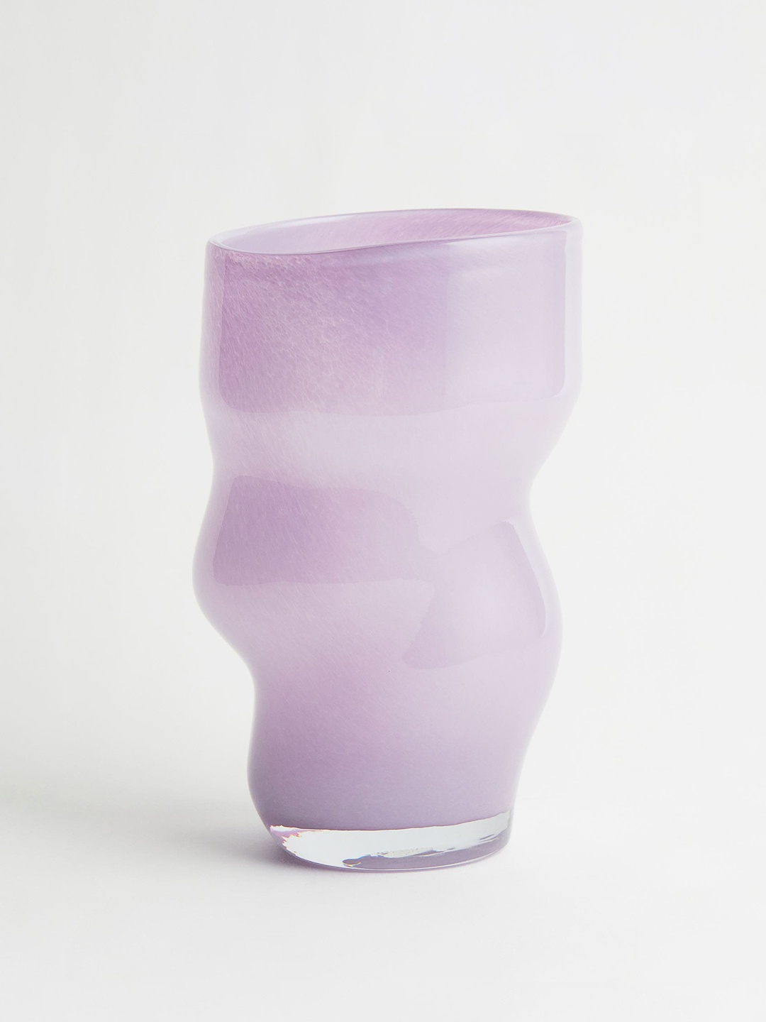 H&M Purple Large Glass Vase