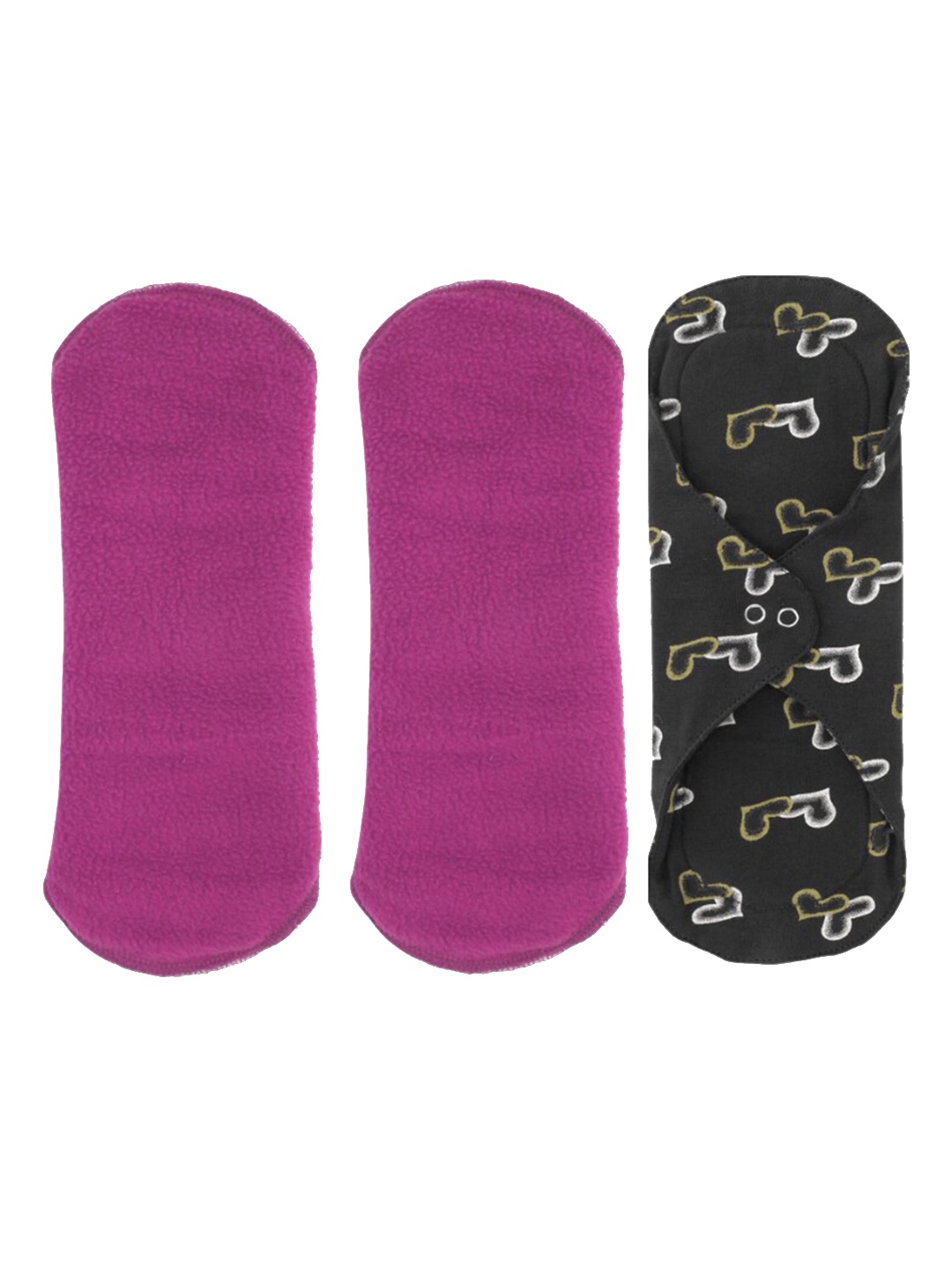 CareDone Women Pack Of 3 Printed Layered Reusable Sanitary Cotton Cloth Pads, Purple
CareDone Women Pack Of 3 Printed Layered Reusable Sanitary Cotton Cloth Pads, Purple
