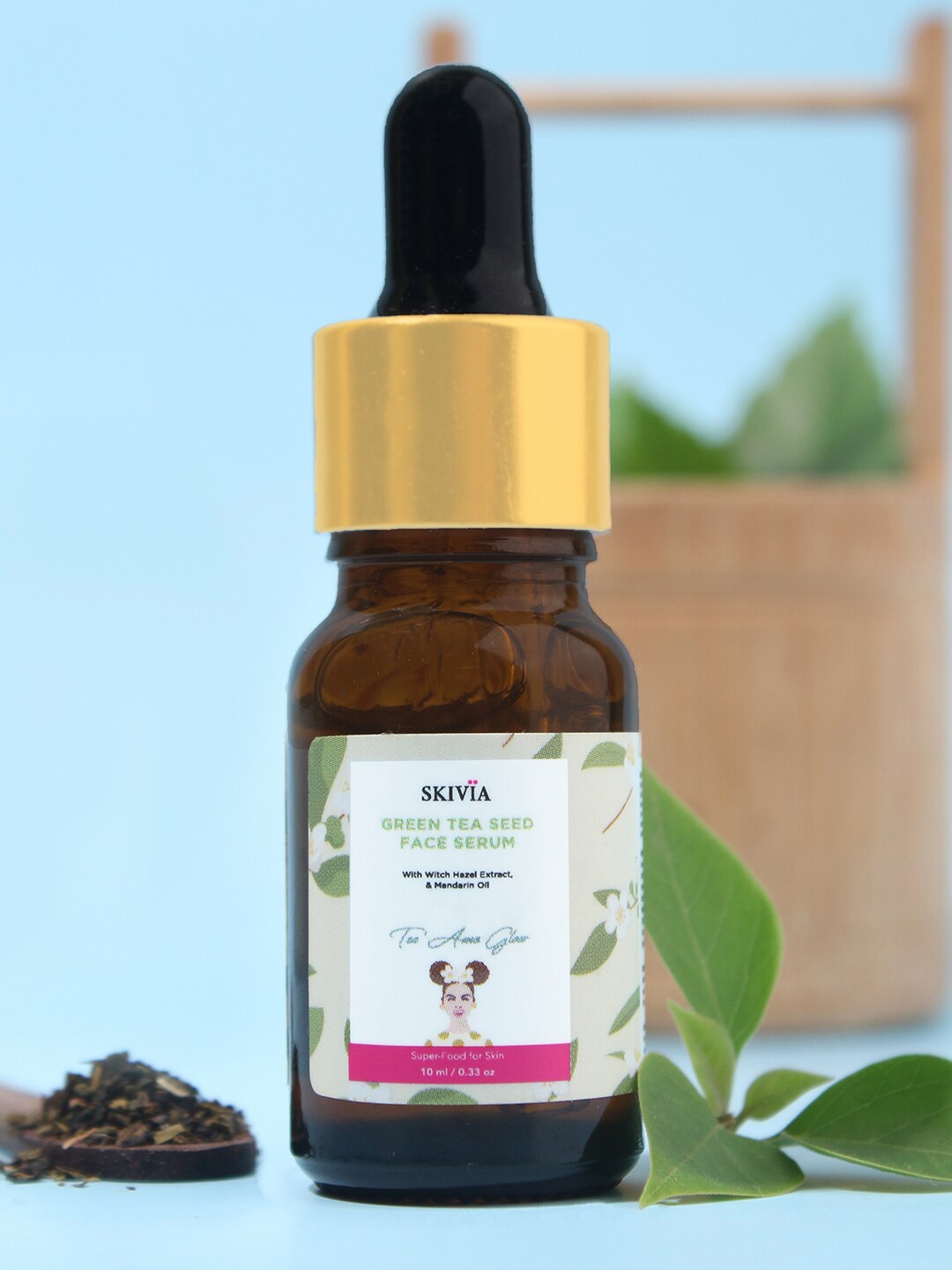 SKIVIA Tea Amo Glow Green Tea Seed with Witch Hazel Extract & Mandarin Oil Face Serum 10ml, Transparent
SKIVIA Tea Amo Glow Green Tea Seed with Witch Hazel Extract & Mandarin Oil Face Serum 10ml, Transparent