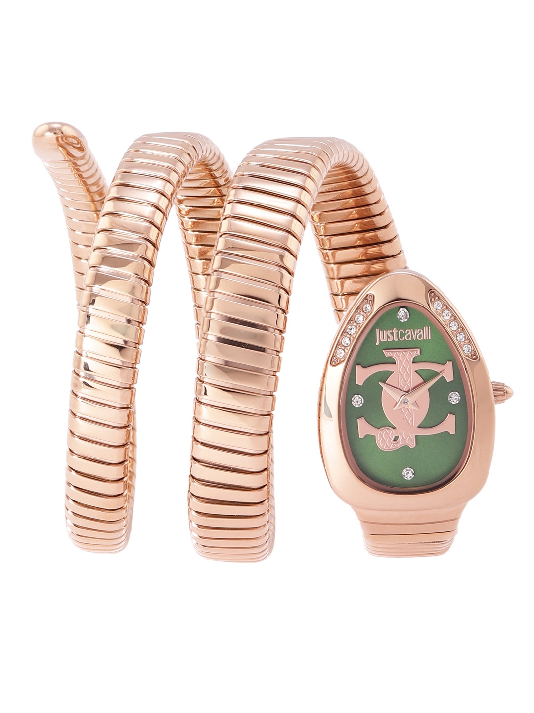Just Cavalli Women Green Dial & Rose Golden Wrap Around Straps Analogue Watch JC1L228M0055
Just Cavalli Women Green Dial & Rose Golden Wrap Around Straps Analogue Watch JC1L228M0055