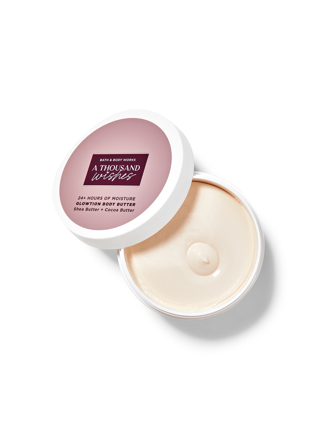 Bath & Body Works A Thousand Wishes 24 Hrs Glowtion Body Butter with Shea Butter - 185 g, Pink
Bath & Body Works A Thousand Wishes 24 Hrs Glowtion Body Butter with Shea Butter - 185 g, Pink