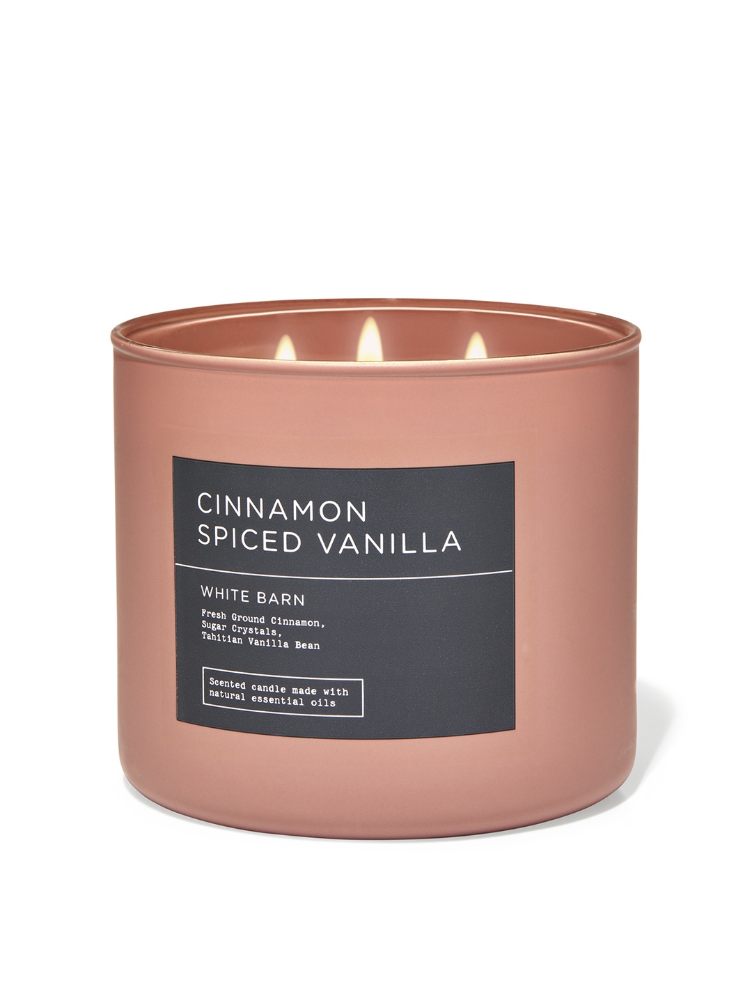 Bath & Body Works White Barn Cinnamon Spiced Vanilla 3-Wick Scented Candle 411 g, Brown
Bath & Body Works White Barn Cinnamon Spiced Vanilla 3-Wick Scented Candle 411 g, Brown