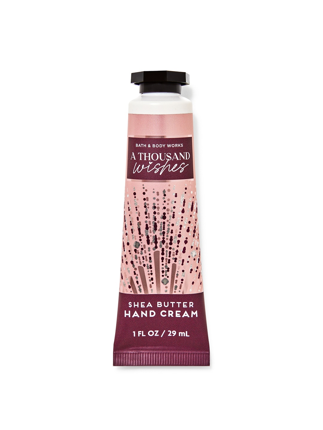 Bath & Body Works A Thousand Wishes Shea Butter Hand Cream with Vitamin E - 29 ml, Pink
Bath & Body Works A Thousand Wishes Shea Butter Hand Cream with Vitamin E - 29 ml, Pink