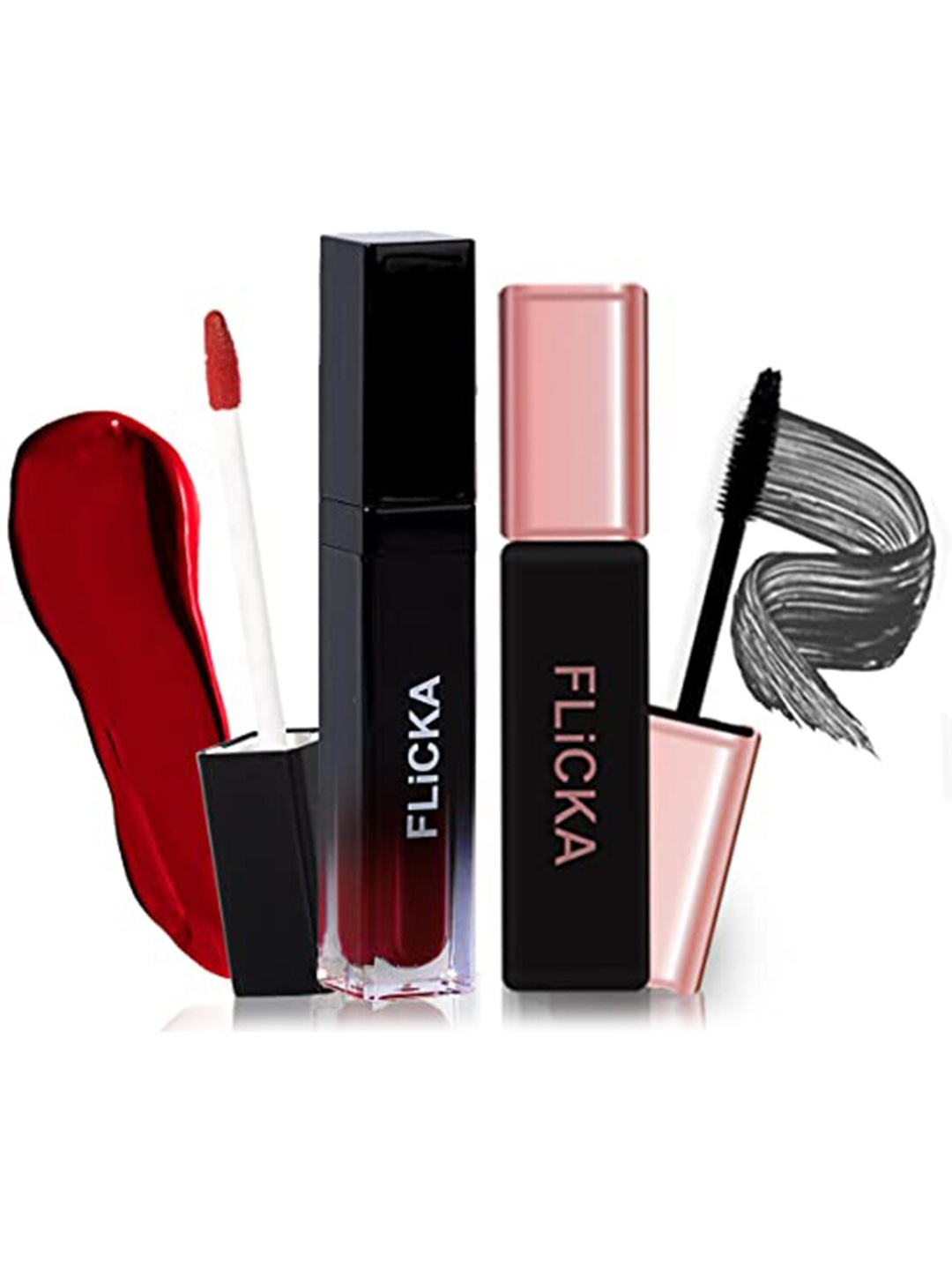 FLiCKA Set&Attack Liquid Matte Lipstick - Matchless Maroon with Last it Out Mascara- Black
FLiCKA Set&Attack Liquid Matte Lipstick - Matchless Maroon with Last it Out Mascara- Black