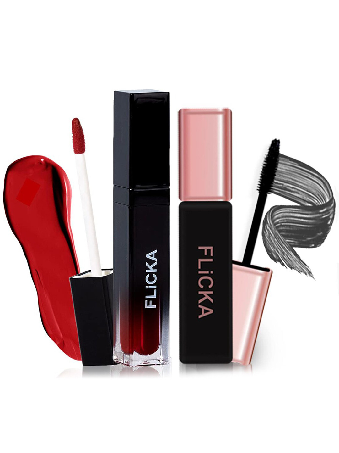 FLiCKA Liquid Matte Lipstick-02 Red Carpet -7ml Wine & Last it Out Mascara Black (9Ml), Maroon
FLiCKA Liquid Matte Lipstick-02 Red Carpet -7ml Wine & Last it Out Mascara Black (9Ml), Maroon