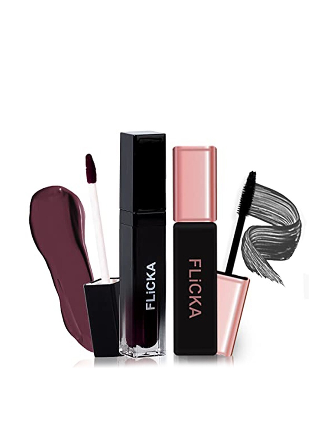 FLiCKA Set&Attack Liquid Matte Lipstick - Dark Night with Last it Out Mascara - Black, Purple
FLiCKA Set&Attack Liquid Matte Lipstick - Dark Night with Last it Out Mascara - Black, Purple