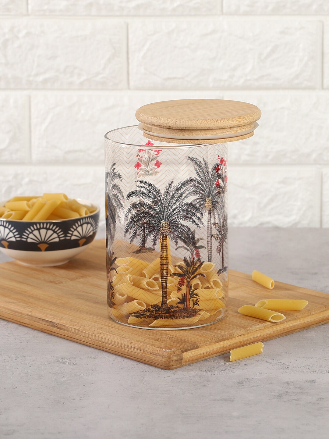 India Circus by Krsnaa Mehta Transparent Dishwasher & Microwave Safe Glass Jar 1.05 L
India Circus by Krsnaa Mehta Transparent Dishwasher & Microwave Safe Glass Jar 1.05 L