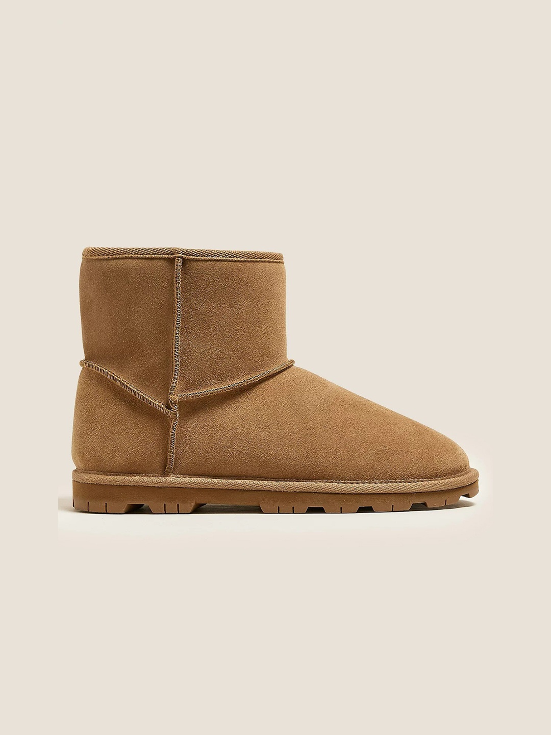 Marks & Spencer Women Brown Flat Boots