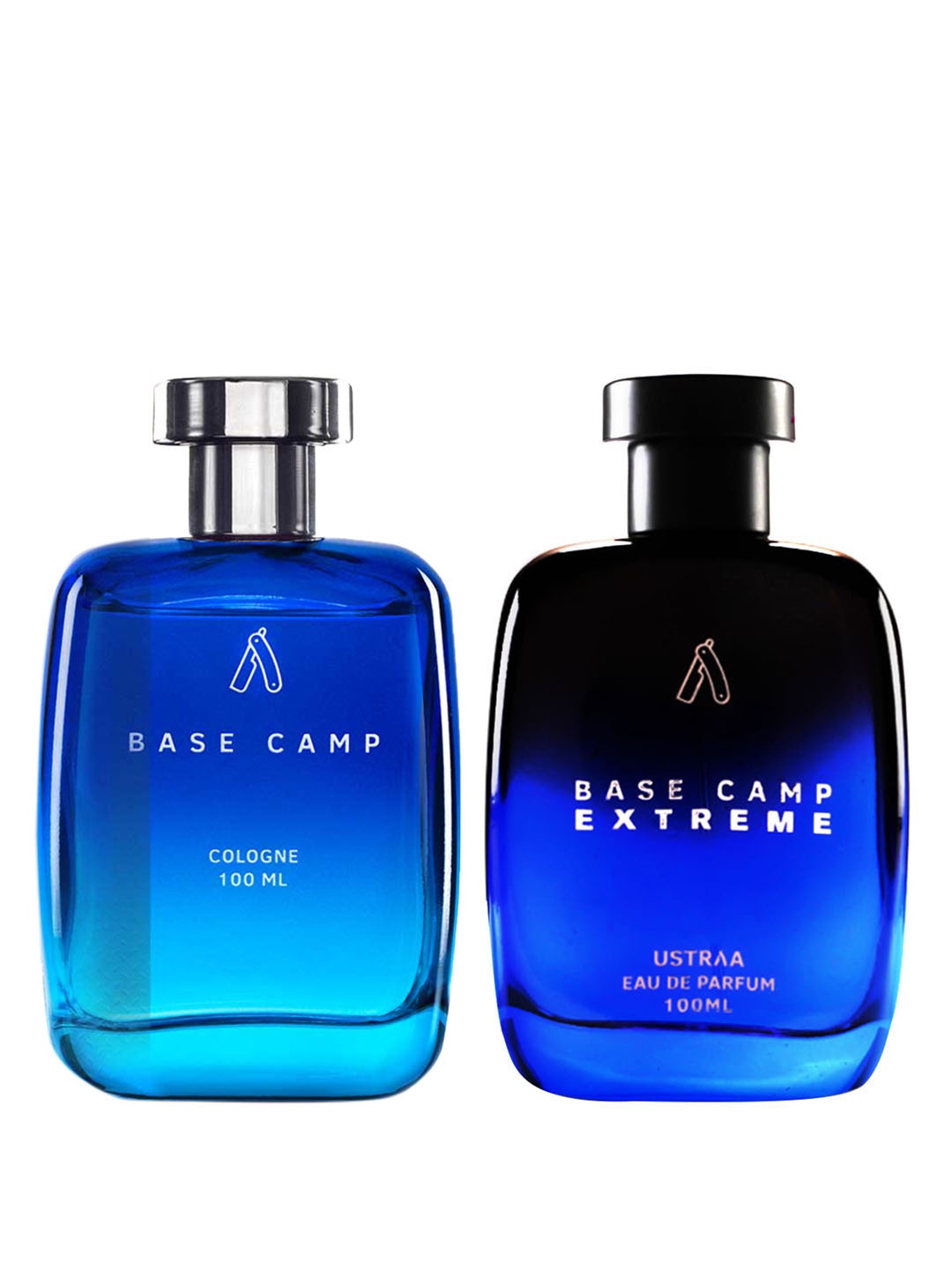 Ustraa Men Set of Base Camp Cologne & Base Camp Extreme Eau De Parfum - 100 ml Each, Blue
Ustraa Men Set of Base Camp Cologne & Base Camp Extreme Eau De Parfum - 100 ml Each, Blue