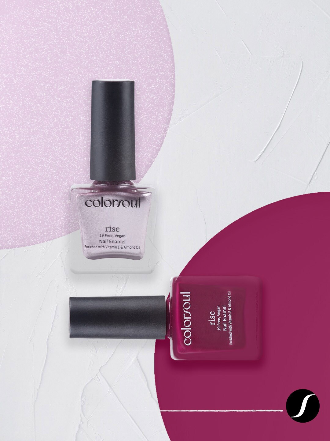 Colorsoul Set Of 2 Rise Nail Enamel - Celestial Pink R24 & Wild Flower R07 - 8ml
Colorsoul Set Of 2 Rise Nail Enamel - Celestial Pink R24 & Wild Flower R07 - 8ml