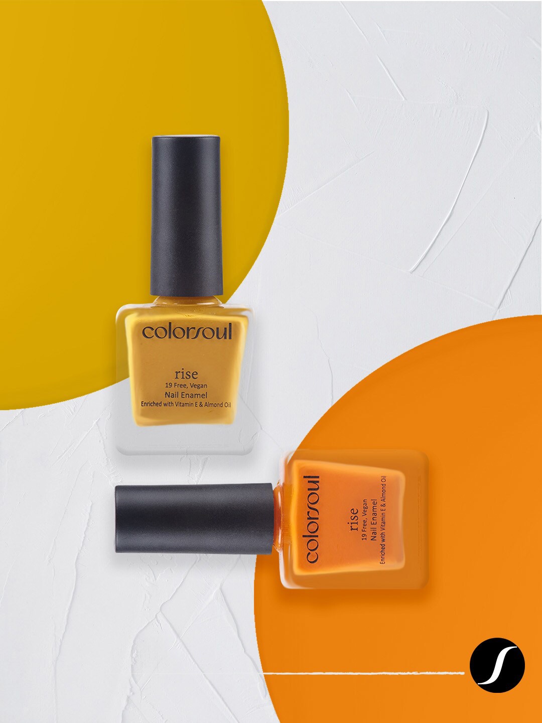 Colorsoul Set Of 2 Rise Nail Enamel - Tiger Blaze R09 & Golden Dawn R11 - 8ml, Orange
Colorsoul Set Of 2 Rise Nail Enamel - Tiger Blaze R09 & Golden Dawn R11 - 8ml, Orange