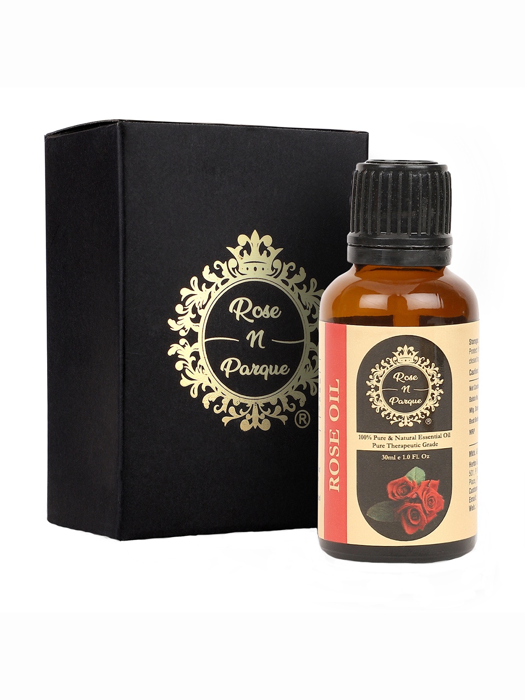 ROSENPARQUE Rose Essential Oil for Hair Growth 30ml, Off white