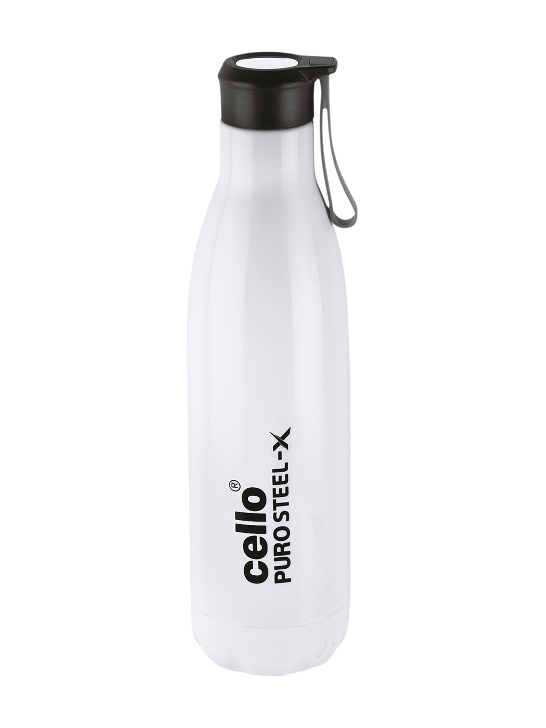 Cello Puro Steel-X Rover 600 White Inner Stainless Steel Cold Insulated Water Bottle-480ml
Cello Puro Steel-X Rover 600 White Inner Stainless Steel Cold Insulated Water Bottle-480ml
