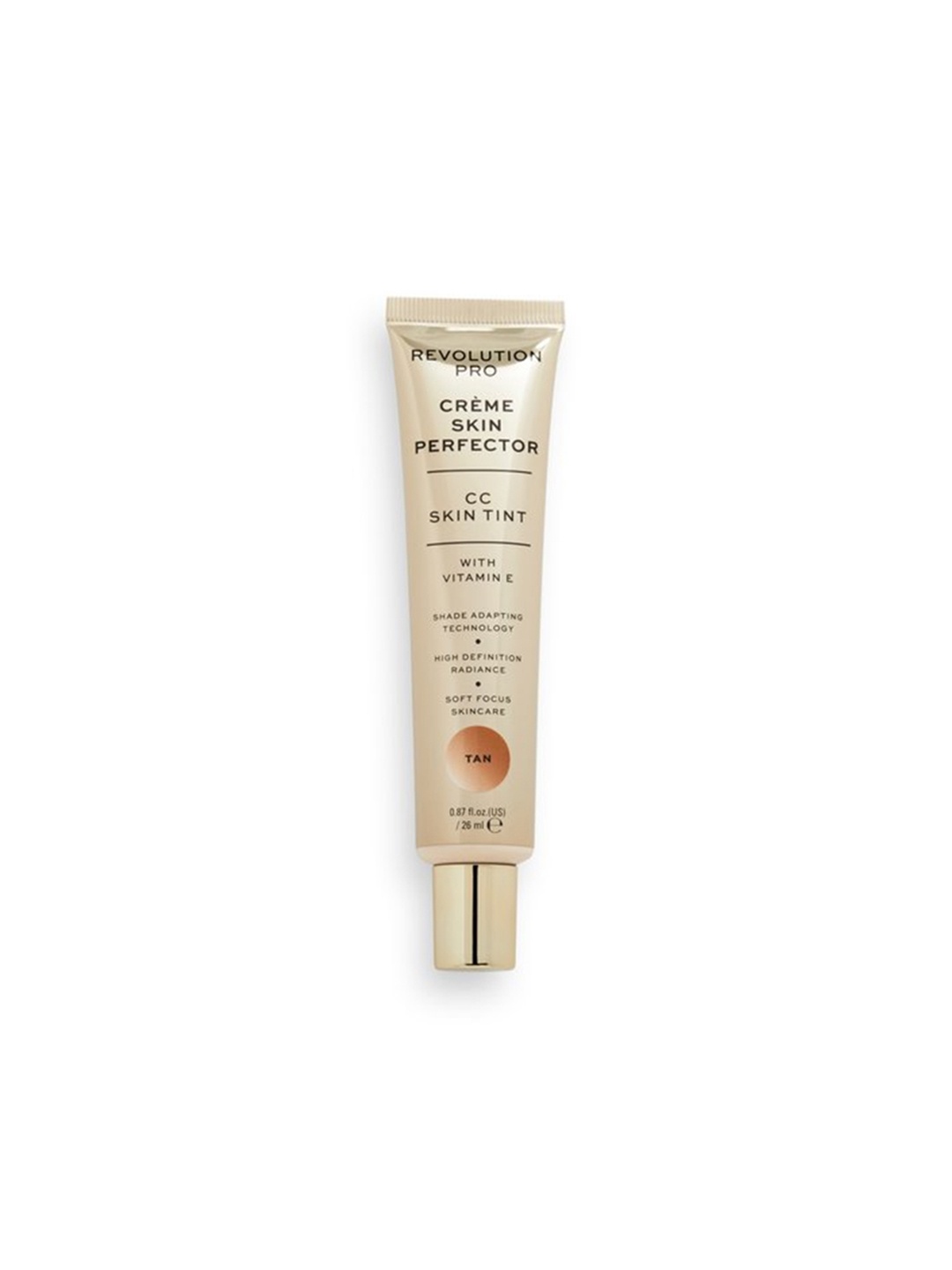 Makeup Revolution London Pro Creme Skin Perfector CC Skin Tint with Vitamin E 26ml- Tan, Beige
Makeup Revolution London Pro Creme Skin Perfector CC Skin Tint with Vitamin E 26ml- Tan, Beige