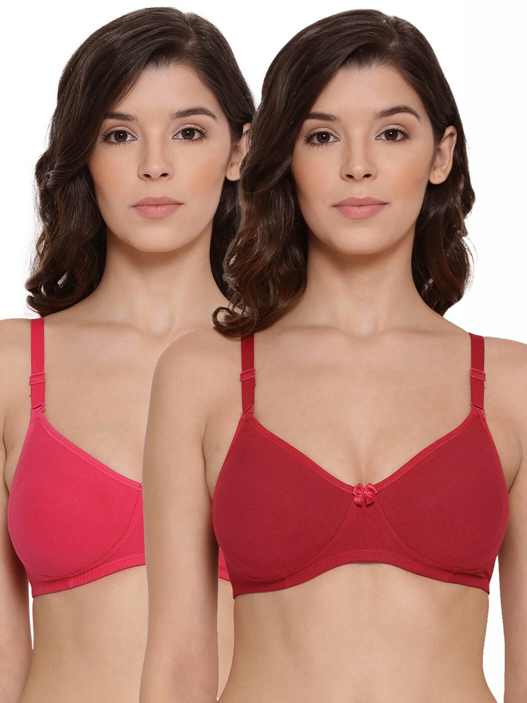 LYRA Pack Of 2 Combed Cotton Wirefree Secret Support Bra with Detachable Strap, Maroon
LYRA Pack Of 2 Combed Cotton Wirefree Secret Support Bra with Detachable Strap, Maroon