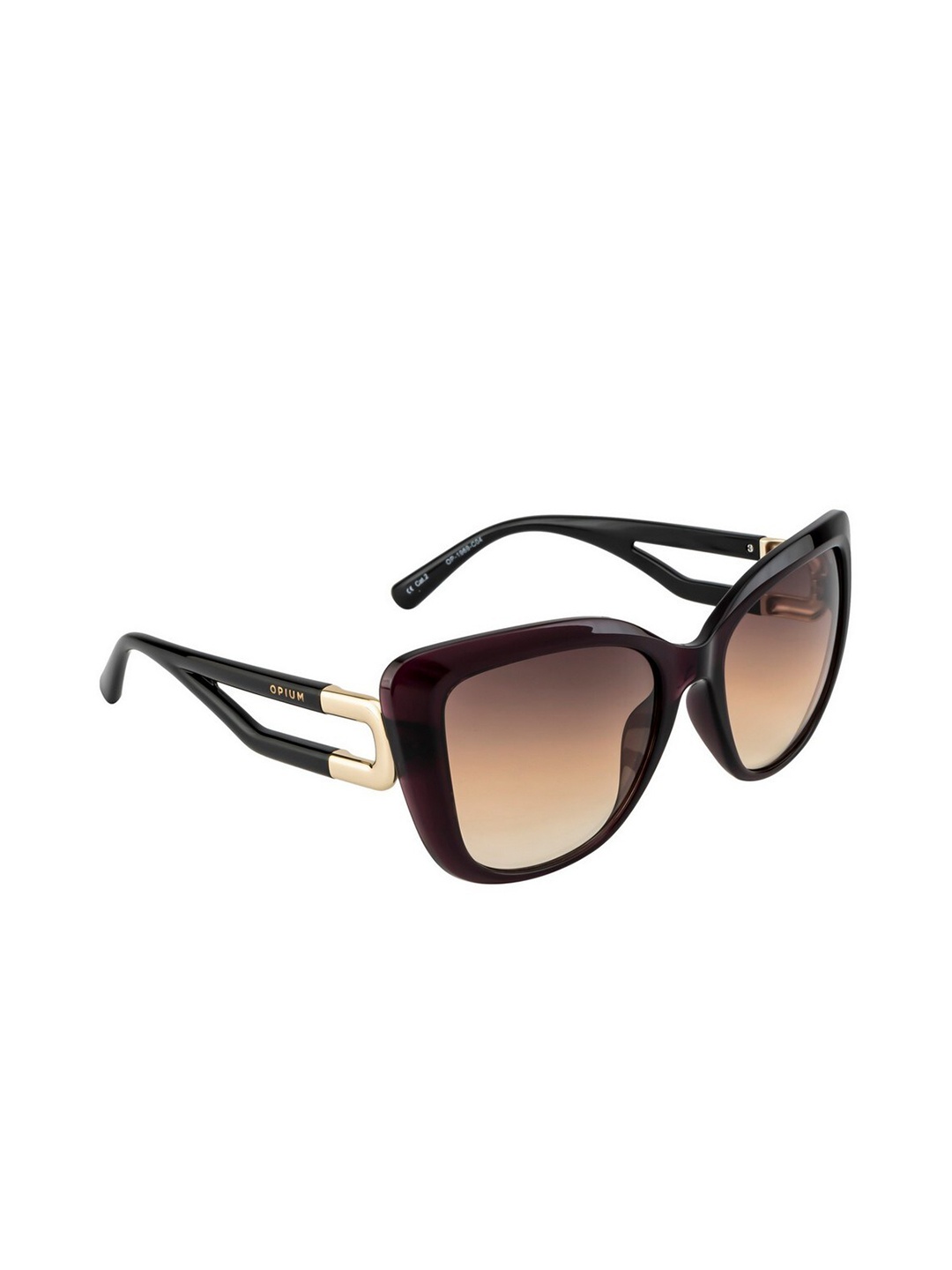 OPIUM Women Brown Lens & Brown Butterfly Sunglasses with UV Protected Lens OP-1969-C04
OPIUM Women Brown Lens & Brown Butterfly Sunglasses with UV Protected Lens OP-1969-C04