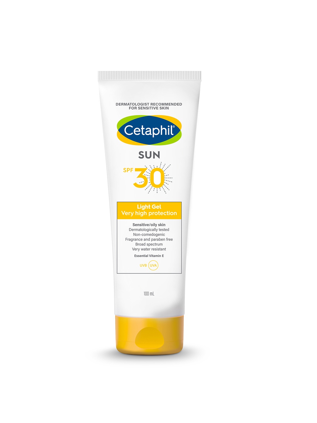 Cetaphil Sun SPF 30 Sunscreen Gel with Chemical Free Sun Protection Formula - 100 ml, White
Cetaphil Sun SPF 30 Sunscreen Gel with Chemical Free Sun Protection Formula - 100 ml, White