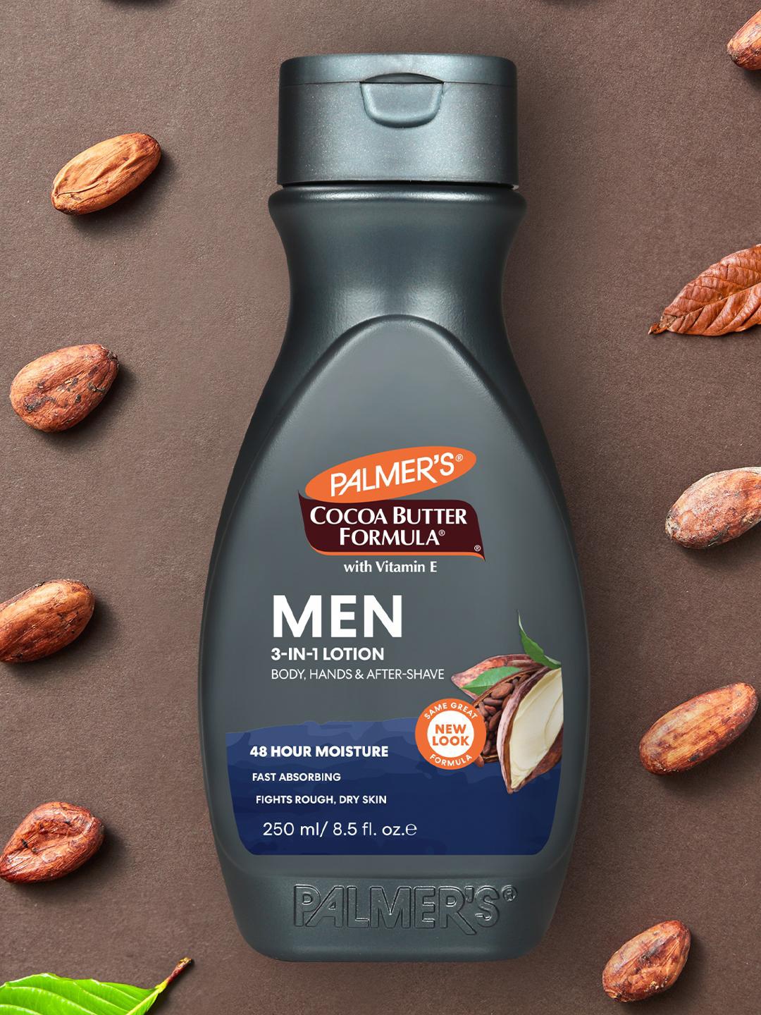 Palmer's Men Cocoa Butter 3-in-1 Lotion with Vitamin E For Dry Skin 250 ml, Charcoal
Palmer's Men Cocoa Butter 3-in-1 Lotion with Vitamin E For Dry Skin 250 ml, Charcoal