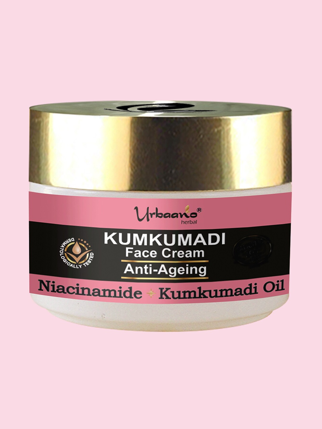 Urbaano Herbal Kumkumadi Face Cream with Niacinamide & Kumkumadi Oil for Anti Ageing-100g, Pink
Urbaano Herbal Kumkumadi Face Cream with Niacinamide & Kumkumadi Oil for Anti Ageing-100g, Pink