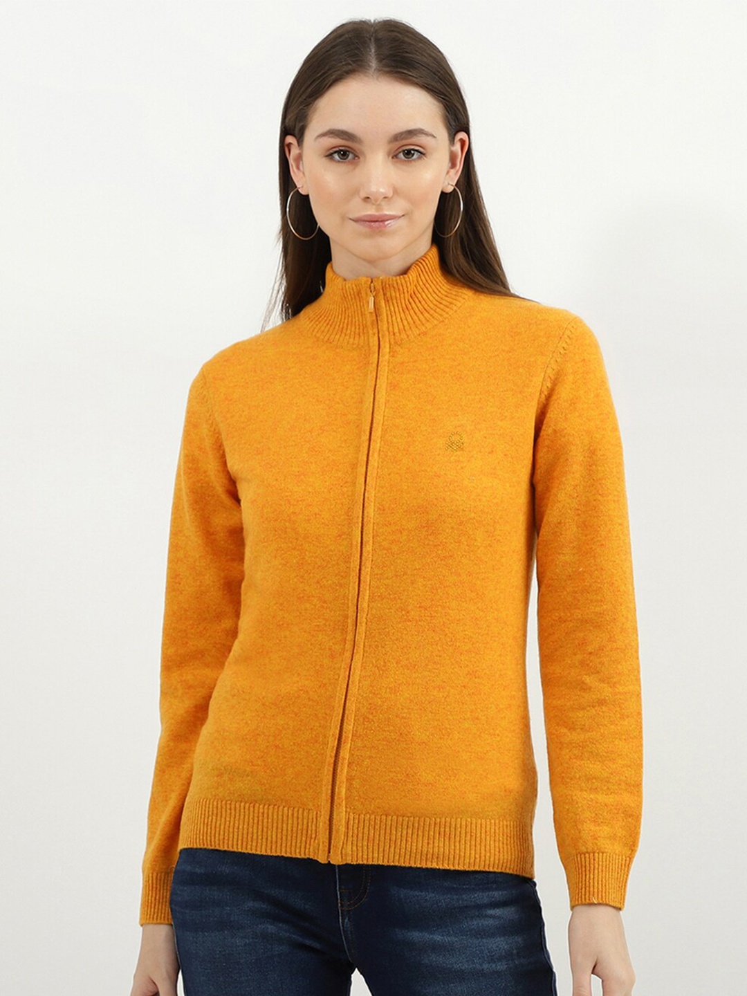 United Colors of Benetton Women Orange Sweater