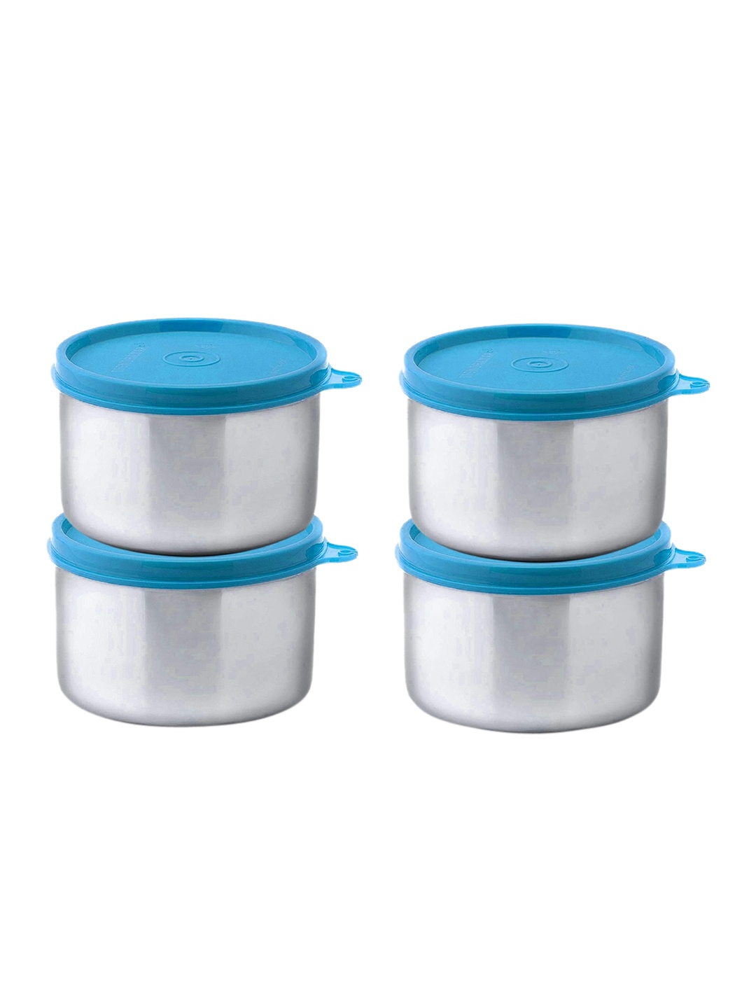 SignoraWare Blue Set Of 4 Dishwasher And Microwave Safe Stainless Steel Food Container
SignoraWare Blue Set Of 4 Dishwasher And Microwave Safe Stainless Steel Food Container