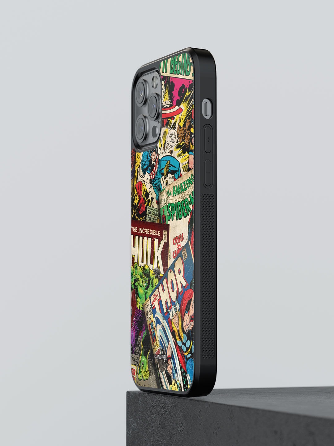 macmerise Beige Printed Marvel Comics Collection Design iPhone 13 Pro Bumper Phone Back Case
macmerise Beige Printed Marvel Comics Collection Design iPhone 13 Pro Bumper Phone Back Case