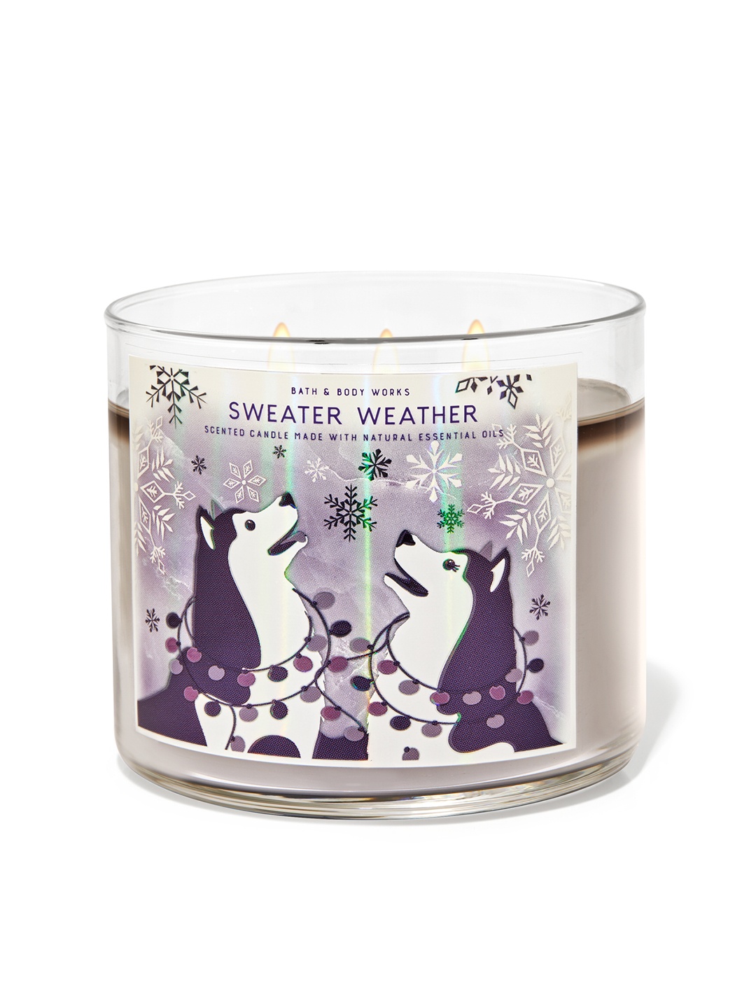 Bath & Body Works Sweater Weather 3-Wick Scented Candle with Essential Oils - 411g, Blue
Bath & Body Works Sweater Weather 3-Wick Scented Candle with Essential Oils - 411g, Blue