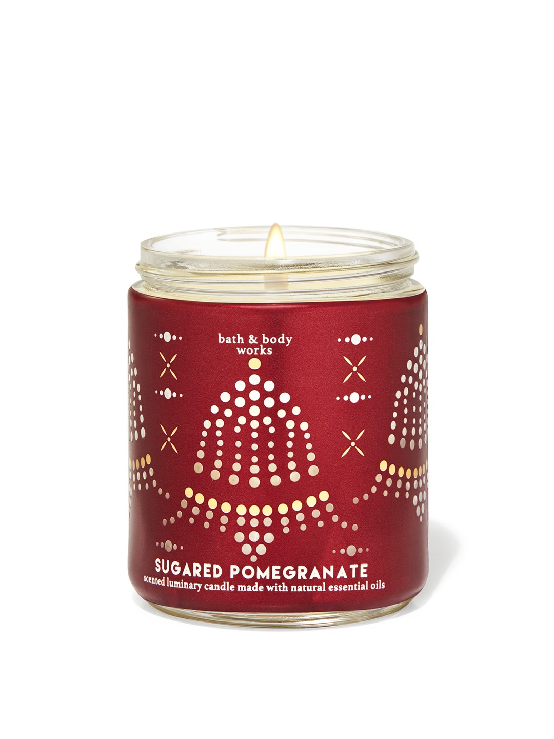 Bath & Body Works Sugared Pomegranate Single Wick Scented Candle with Essential Oils- 198g, Red
Bath & Body Works Sugared Pomegranate Single Wick Scented Candle with Essential Oils- 198g, Red
