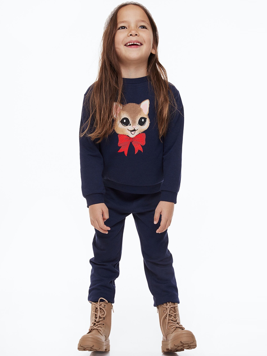 H&M Kids Girls 2-piece set, Blue