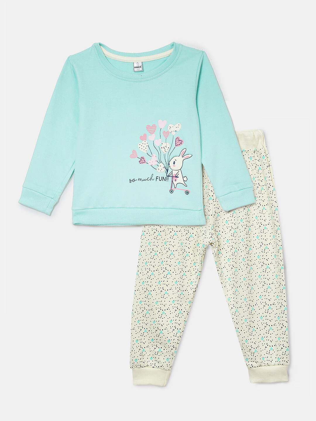 V-Mart Unisex Kids Green & Blue Printed Pure Cotton T-shirt with Pyjamas 
V-Mart Unisex Kids Green & Blue Printed Pure Cotton T-shirt with Pyjamas