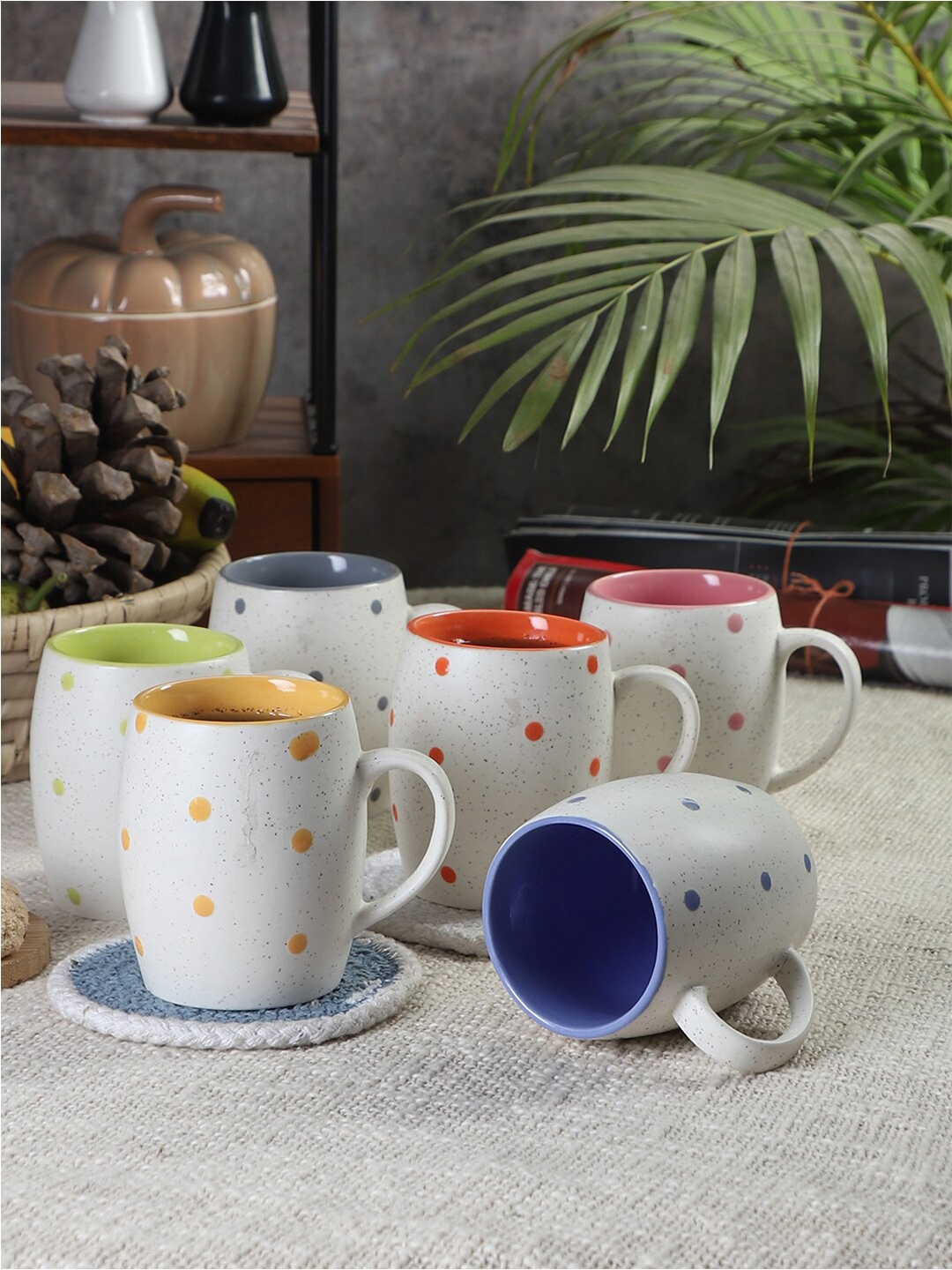 CDI Set Of 6 Dishwasher & Microwave Safe Printed Ceramic Matte Mugs 250 ml Each, White
CDI Set Of 6 Dishwasher & Microwave Safe Printed Ceramic Matte Mugs 250 ml Each, White